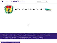 Tablet Screenshot of champanges.fr